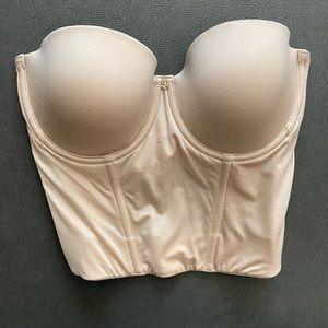 Vs secret strapless low back corset bra